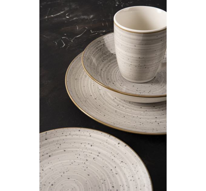 Limited Edition Тарілка обідня Limited Edition Stony Grey