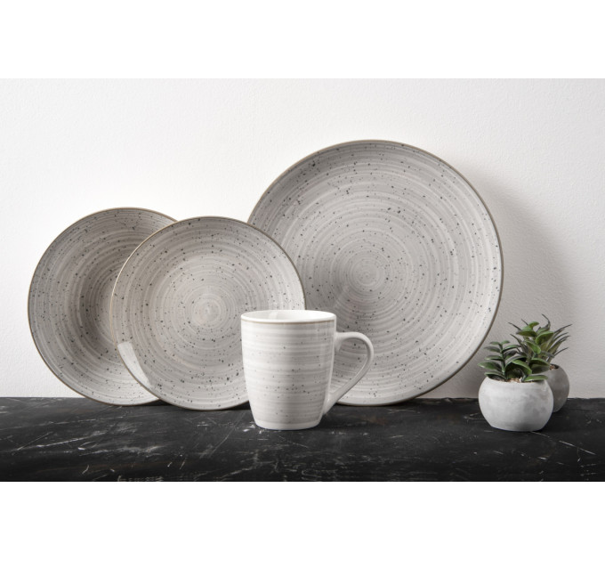 Limited Edition Тарілка обідня Limited Edition Stony Grey