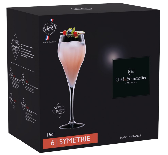 C&S Набір келихів C&S Symetrie 6х160 мл