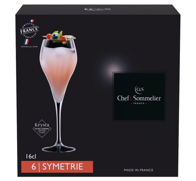 C&S Набір келихів C&S Symetrie 6х160 мл