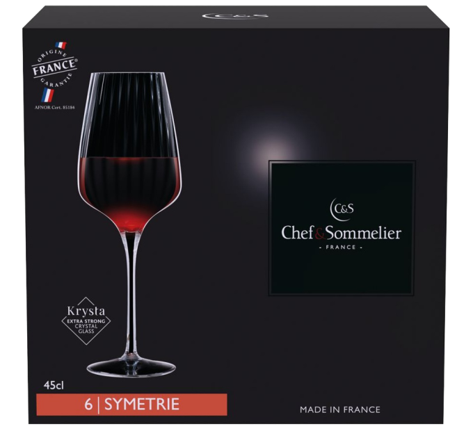 C&S Набір келихів C&S Symetrie 6х450 мл