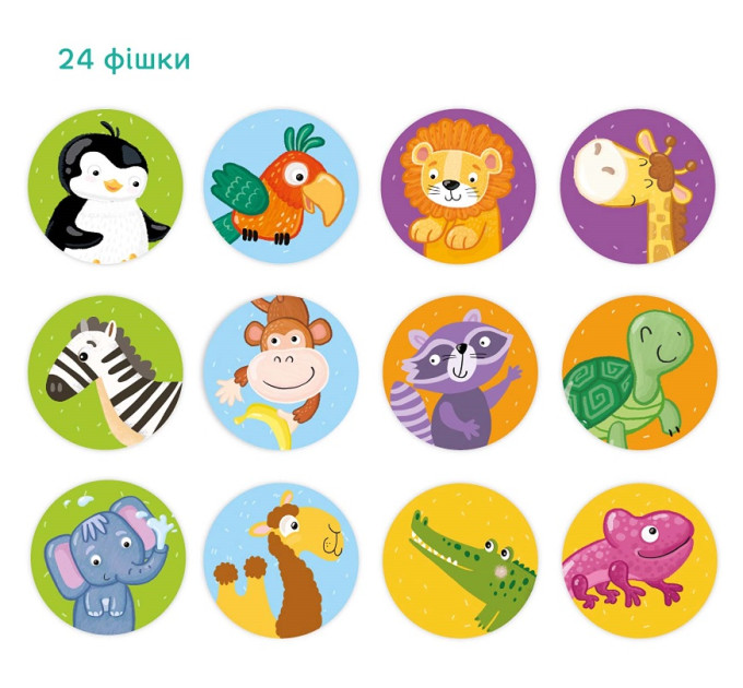 DoDo Гра міні мемо Dodo Дикі тварини (300157)