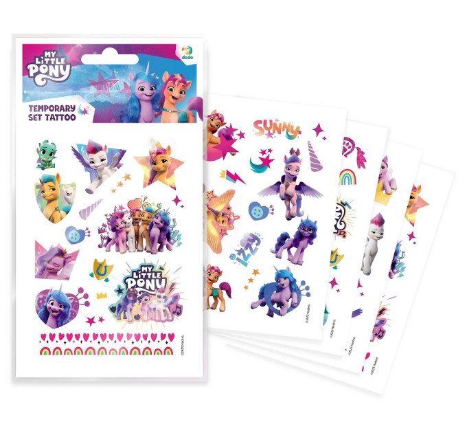 DoDo Набір дитячих тимчасових татуювань Dodo My Little Pony (200437)