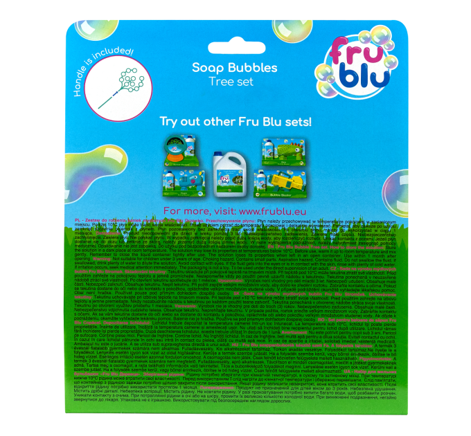 Fru Blu Мильні бульбашки FRU BLU Деревце з розчином 0.4 л.