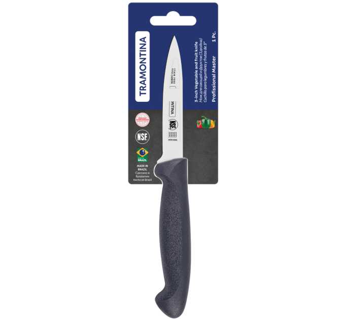 Tramontina Ніж для овочів Tramontina Profissional Master grey, 76мм