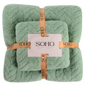 SOHO Набір рушників Soho 35x75+70x140см Green