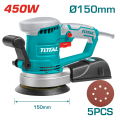 Total Ексцентрикова шліфмашина TOTAL TF2041506