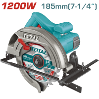 Дискова пила TOTAL TS11218576, 1200Вт, 5000об/хв, 185х20мм