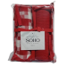 SOHO Набір рушників Soho 40x60см White&Red 2шт