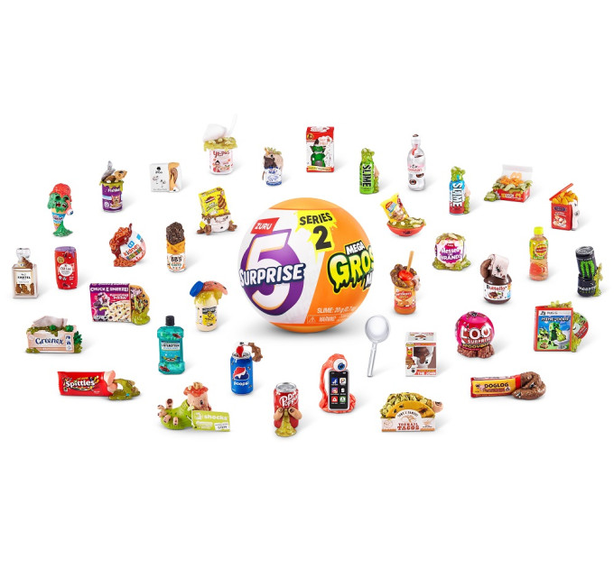 ZURU MINI BRANDS Ігровий набір Zuru Mega Gross Minis Фігурки-сюрприз в шарі зі слаймом в асортименті (77567GQ2)