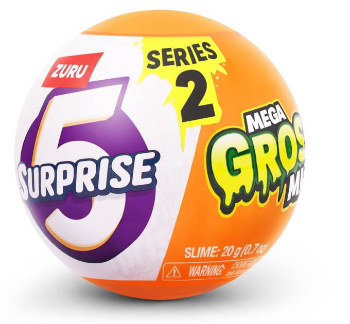ZURU MINI BRANDS Ігровий набір Zuru Mega Gross Minis Фігурки-сюрприз в шарі зі слаймом в асортименті (77567GQ2)