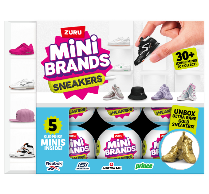 ZURU MINI BRANDS Ігровий набір Zuru Mini Brands Sneakers Фігурки-сюрприз в асортименті (77492GQ8)