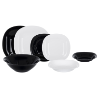 Сервіз столовий Luminarc Carine White&Black, 18 предметів