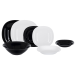 Luminarc Сервіз столовий Luminarc Carine White&Black, 18 предметів