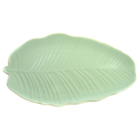 Блюдо Limited Edition Leaf Green Gold