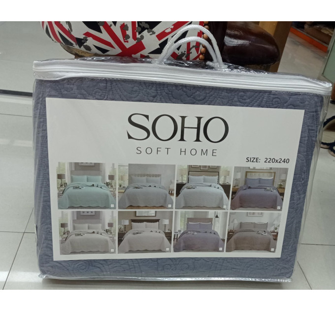 SOHO Покривало Soho 220x240 см Venzel Gray