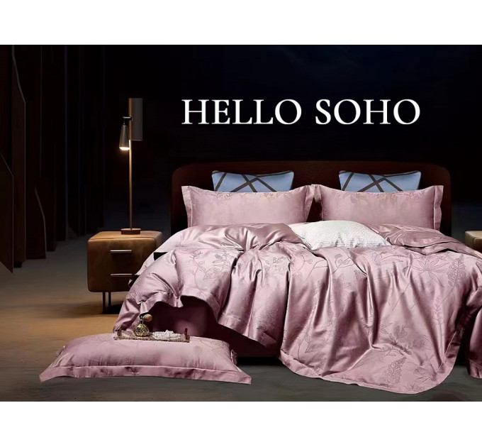 SOHO Комплект постільної білизни Soho Євро Boutique 200х230 см Butterfly Powder