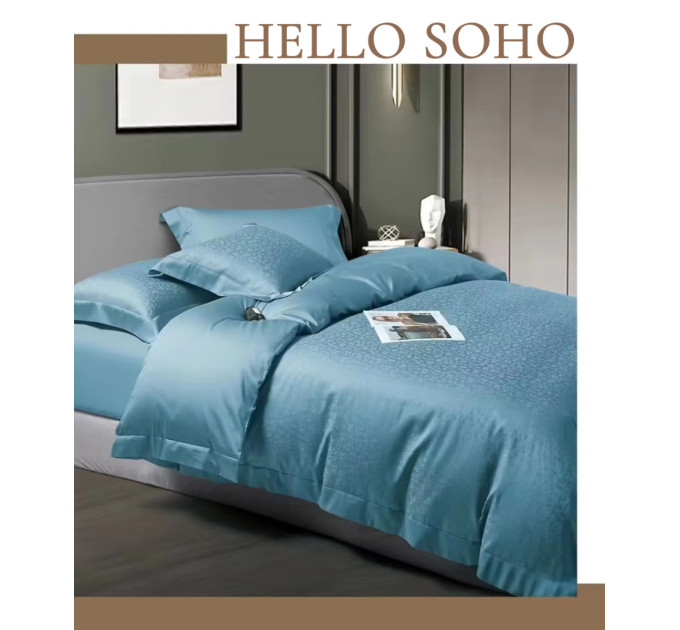 SOHO Комплект постільної білизни Soho Євро Boutique 200х230 см Dew Teal
