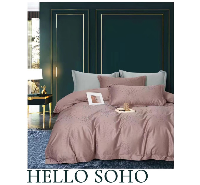 SOHO Комплект постільної білизни Soho Євро Boutique 200х230 см Dew MistyRose