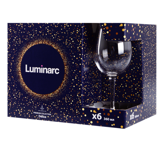 Luminarc Набір келихів Luminarc Delice Mist, 6х360 мл