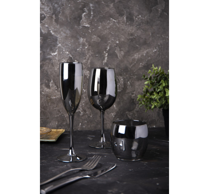 Luminarc Набір келихів Luminarc Delice Graphite, 6х160 мл