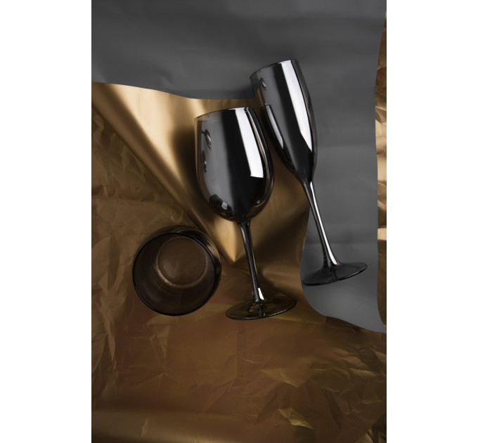 Luminarc Набір келихів Luminarc Delice Graphite, 6х160 мл