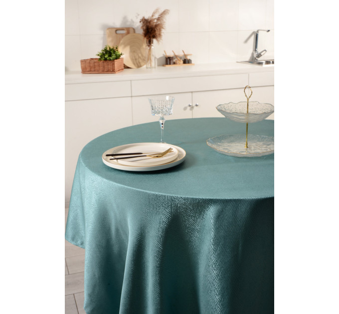 SOHO Скатертина Soho Oxford Turquoise 140х180 см