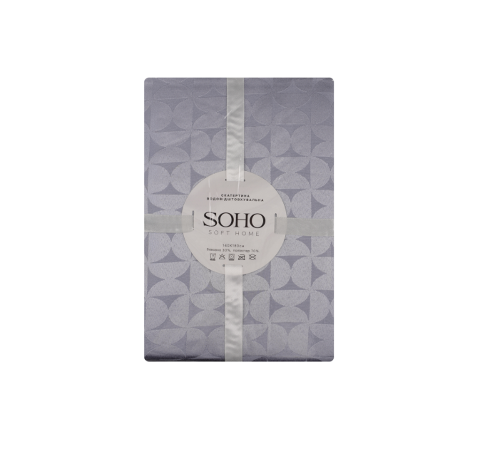 SOHO Скатертина Soho Dove Grey 140х180 см