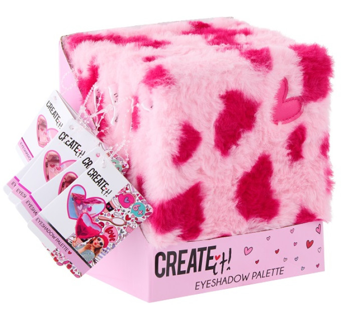 Create it! Набір тіней для повік Create IT! LOVE Пухнаста палетка