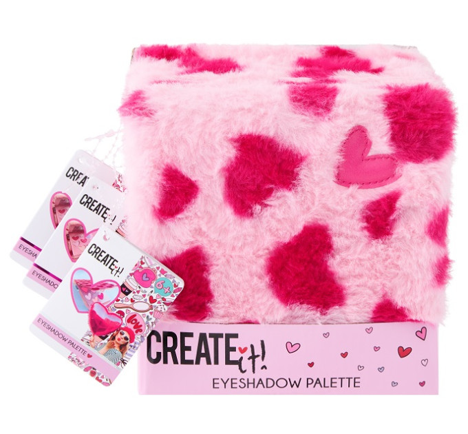 Create it! Набір тіней для повік Create IT! LOVE Пухнаста палетка