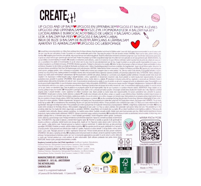 Create it! Набір LIPPODS: блиск та помада для губ Create It! в асортименті