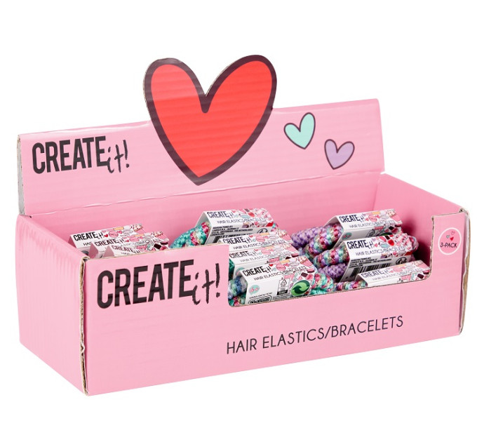 Create it! Набір гумок для волосся 3шт Create IT! в асортименті
