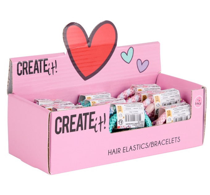 Create it! Набір гумок для волосся 3шт Create IT! в асортименті