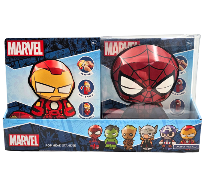 Disney Набір для творчості Disney Marvel POP HEAD 20 см, в асортименті