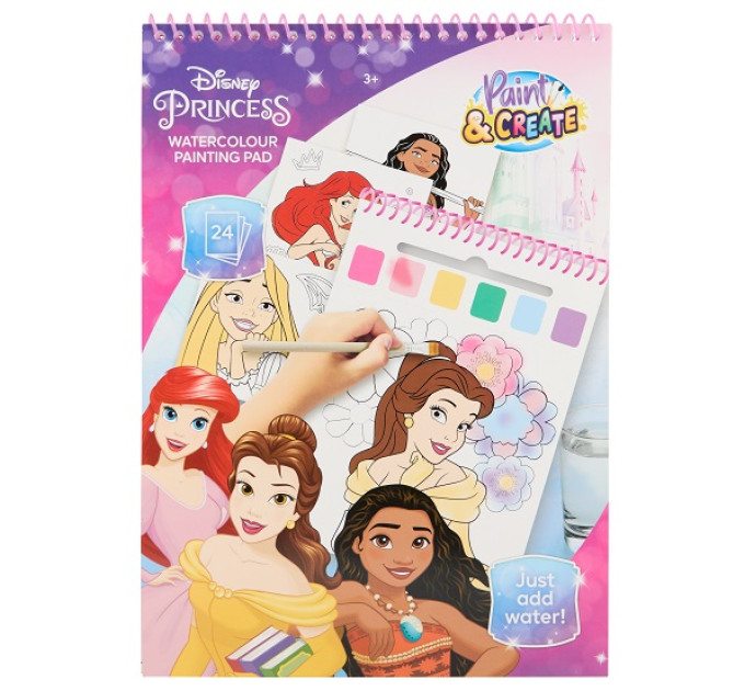 Disney Водна розмальовка Disney 24 аркуші Princess