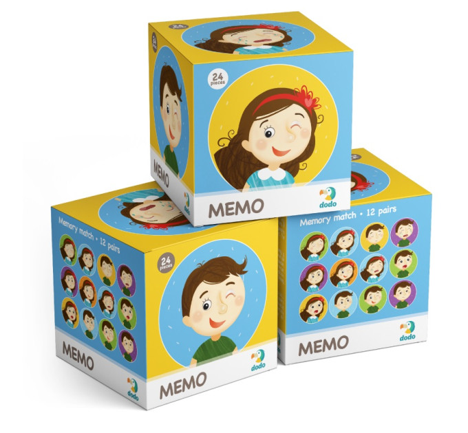 DoDo Гра міні мемо Dodo Емоції (300144)