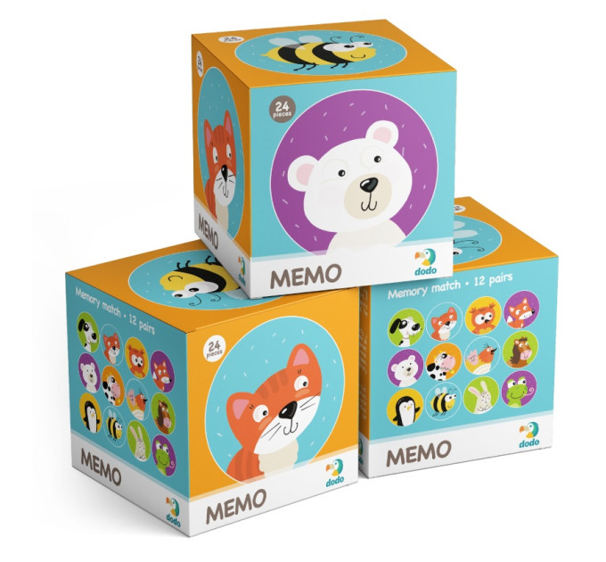 DoDo Гра міні мемо Dodo Тварини (300145)