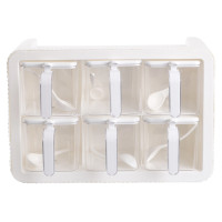 Набір спецівниць Violet House 0438 Spice White, 6 шт