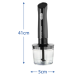 Russell Hobbs Занурювальний блендер Russell Hobbs 27141-56 Matte Charcoal 3 in 1 Hand Blender
