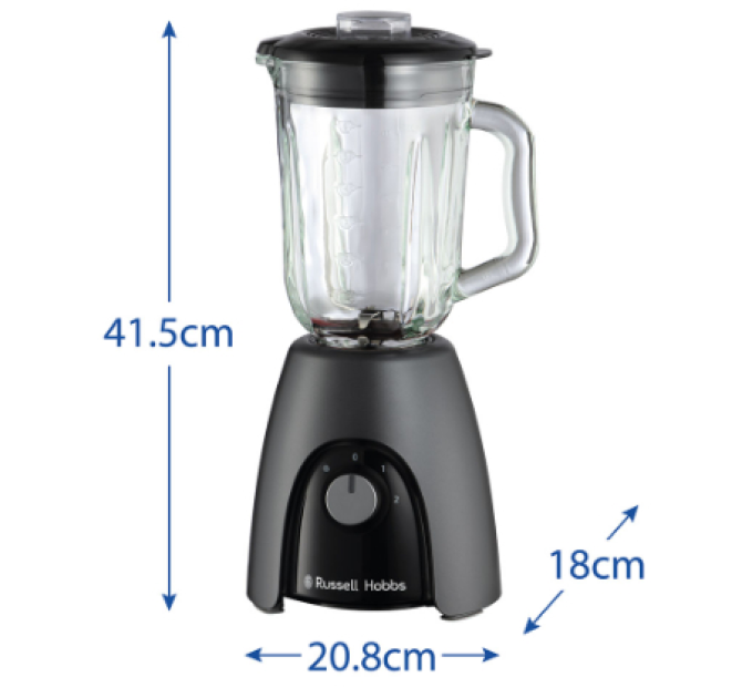 Russell Hobbs Стаціонарний  блендер Russell Hobbs 27121-56 Matte Charcoal Jug Blender