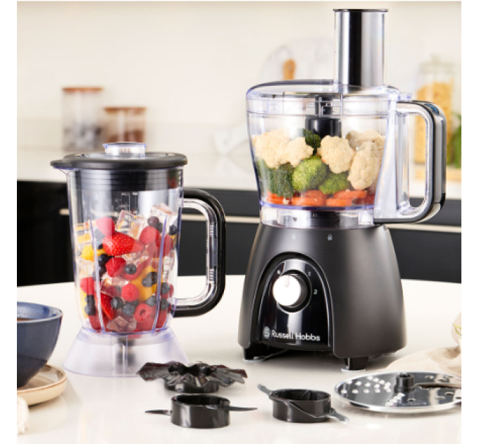 Russell Hobbs Кухонний комбайн Russell Hobbs 27111-56 Matte Charcoal Food Processor