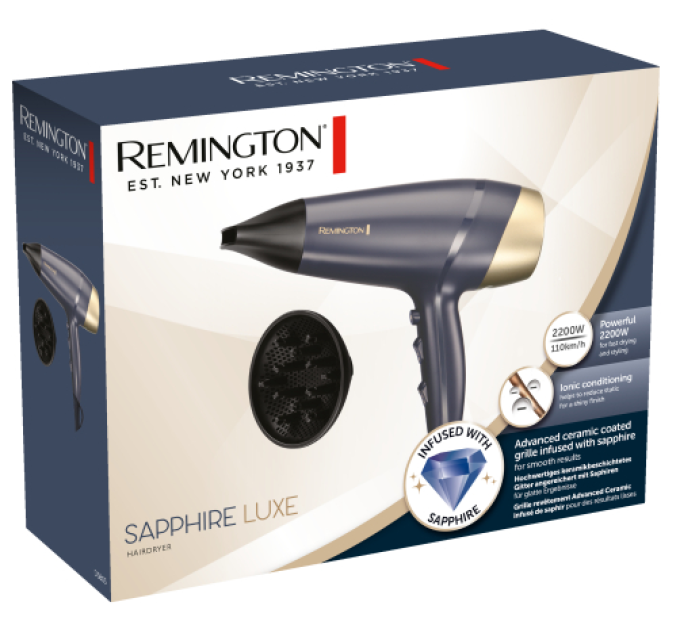 Remington Фен Remington D5805 Sapphire Luxe Hairdryer
