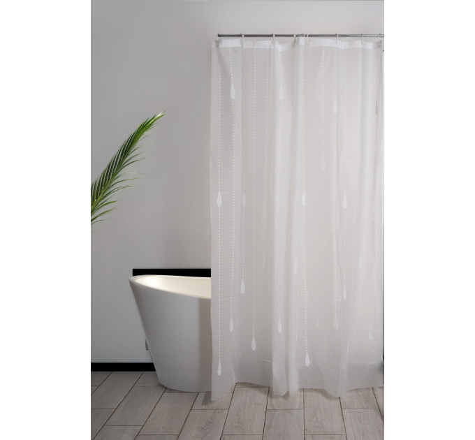 Idea Home Штори для ванної Idea Home DS-SC260 Grey-Drop