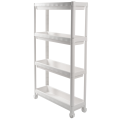 Violet House Етажерка 4-х ярусна Violet House 6014 Long Shelf WHITE 54х18х91 см