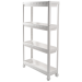 Violet House Етажерка 4-х ярусна Violet House 6014 Long Shelf WHITE 54х18х91 см