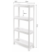 Violet House Етажерка 4-х ярусна Violet House 6014 Long Shelf WHITE 54х18х91 см