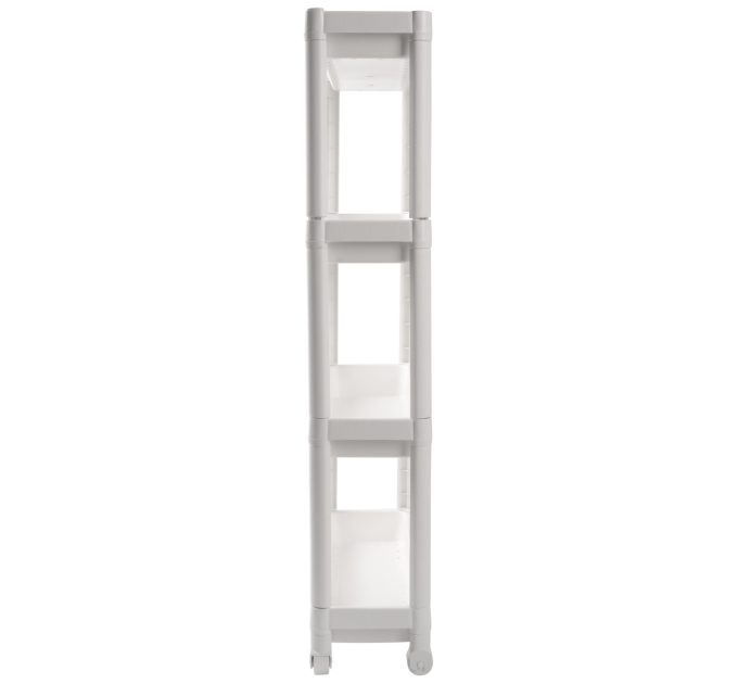 Violet House Етажерка 4-х ярусна Violet House 6014 Long Shelf WHITE 54х18х91 см