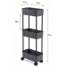 Violet House Етажерка 3-х ярусна Violet House 6020 Honeycomb GREY 17х27х73 см