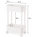 Violet House Етажерка 2-х ярусна Violet House 6021 Honeycomb WHITE 17х27х43 см