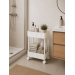 Violet House Етажерка 2-х ярусна Violet House 6021 Honeycomb WHITE 17х27х43 см